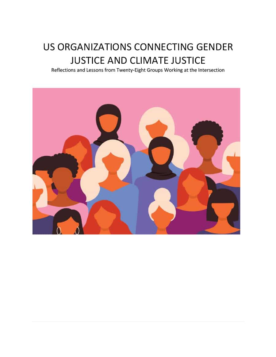 Gender-and-Climate-Justice-4 Cover of U.S. Organizations Connecting Gender and Climate Justice